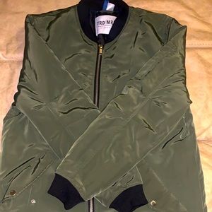 Long Bomber Jacket size M